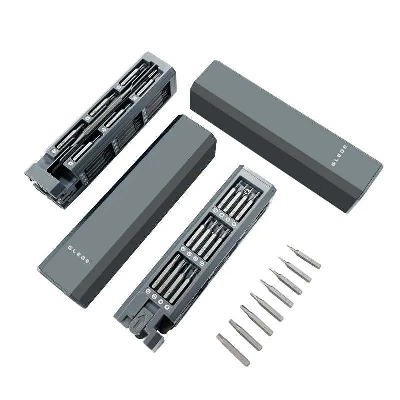 Tool set with multifunction screwdriver | 44-in-1 precision magnetic bits