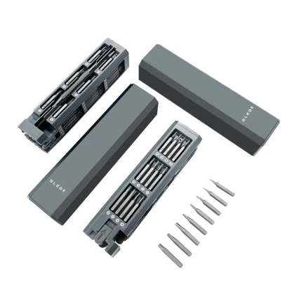 Tool set with multifunction screwdriver | 44-in-1 precision magnetic bits