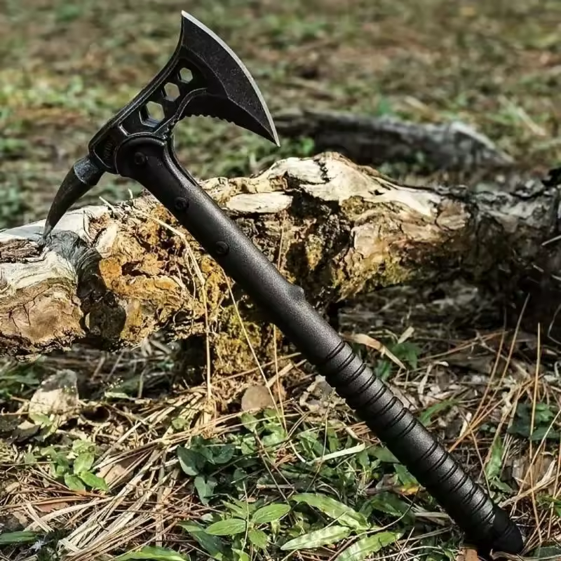 CS Tactical Axe Tomahawk Stainless Steel Blade Outdoor Hunting Camping Survival Axes Hand Tool 