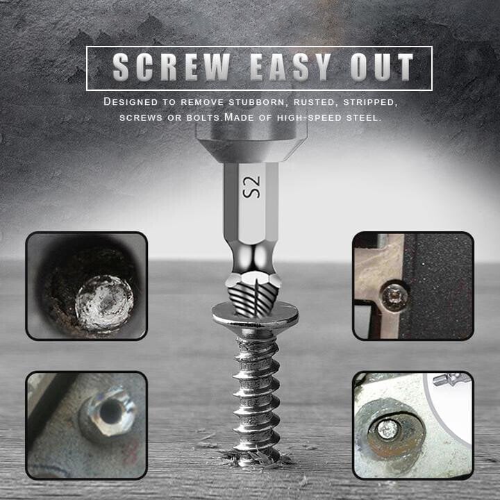 Speed Out Damaged Broken Screw Extractor Damaged Screw Removal 🔥🔥 Hot Sale 🔥🔥