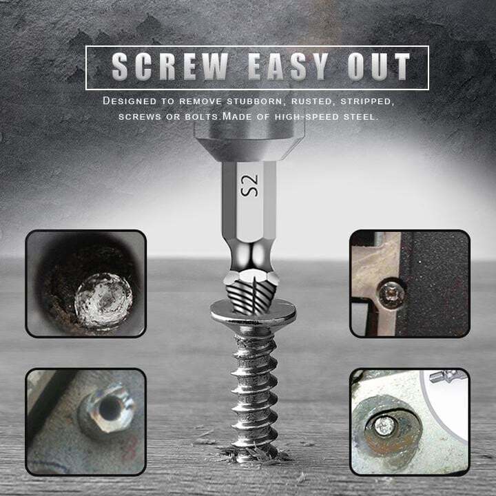 Speed Out Damaged Broken Screw Extractor Damaged Screw Removal 🔥🔥 Hot Sale 🔥🔥