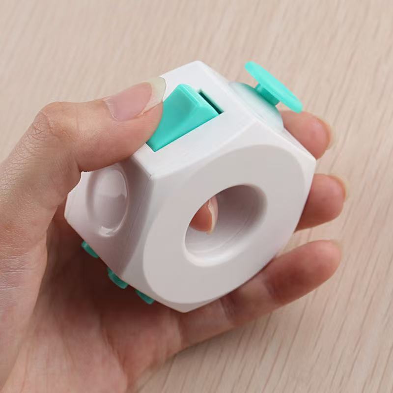 Fidget Cube Decompression Ring Anxiety Toy Relieves Stress 