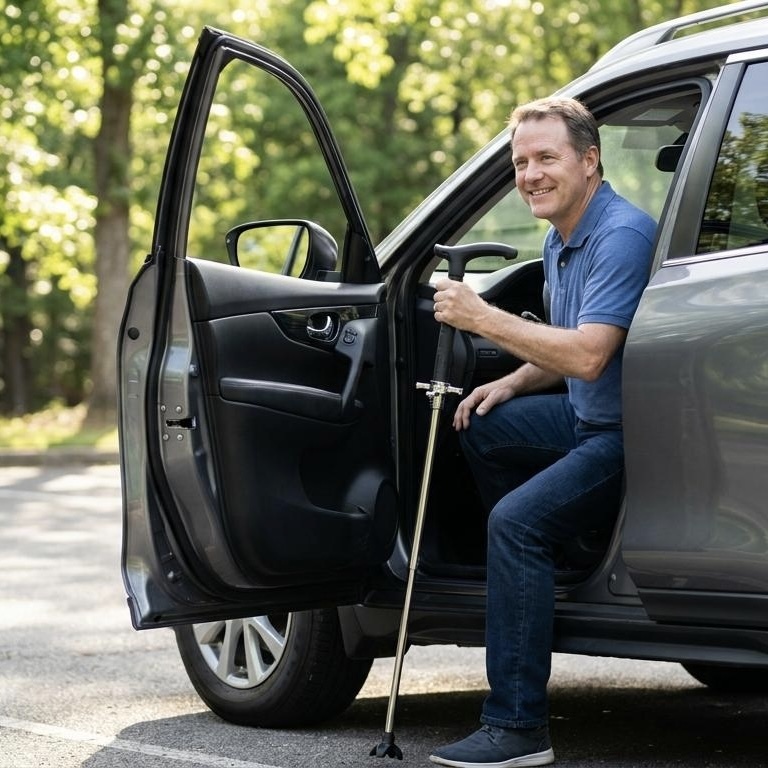 Multi-Function Detachable Support Cane