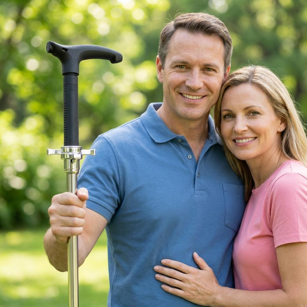 Multi-Function Detachable Support Cane