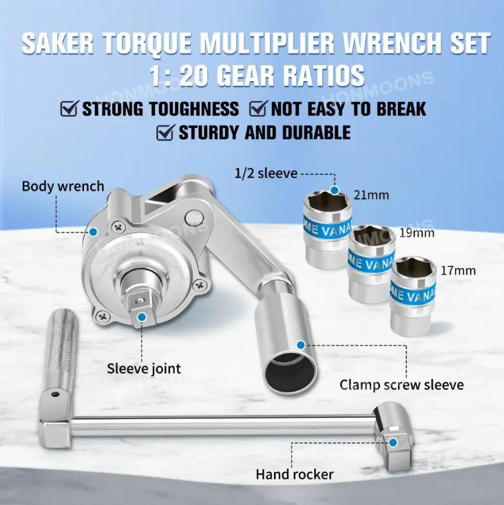 Torque Multiplier Wrench Set