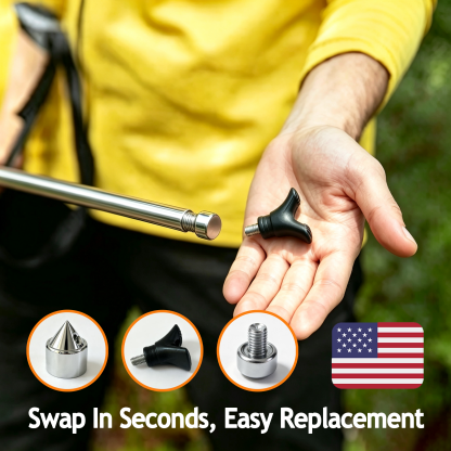 Multi-Function Detachable Support Cane