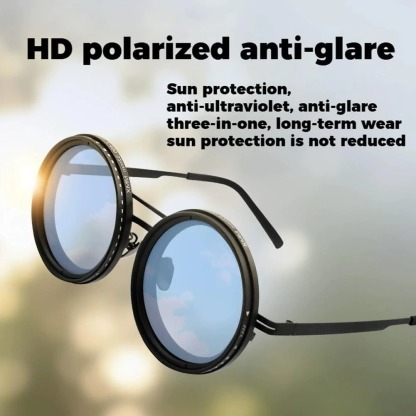 Dimmable ND Dimming Sunglasses, Fishing, Welding, Outdoor, Motorcycle Retro Sunglasses