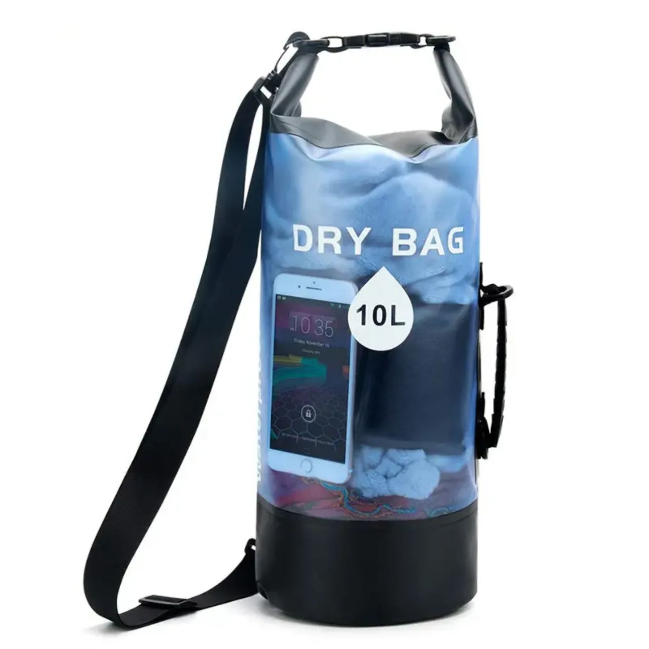 JSL HOME Waterproof Dry Bags Backpack Translucent Perfect for Boating