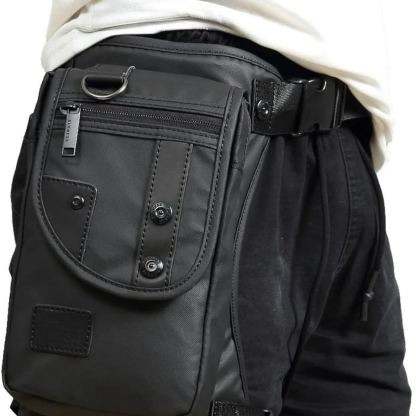 Waterproof Oxford Leg Bag for Men & Women – Versatile Fanny Pack for Motorcycle, Travel & Outdoor Use