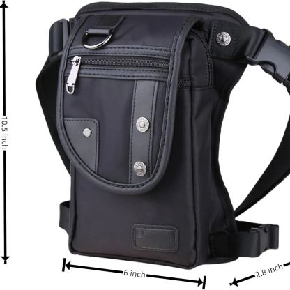 Waterproof Oxford Leg Bag for Men & Women – Versatile Fanny Pack for Motorcycle, Travel & Outdoor Use
