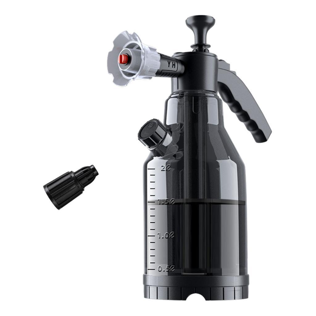 High Pressure Car Wash Sprayer, Hand Pressure Snow Foam Sprayer, Pressure Foam Sprayer, for Watering Plant, Pets Showering, 2L