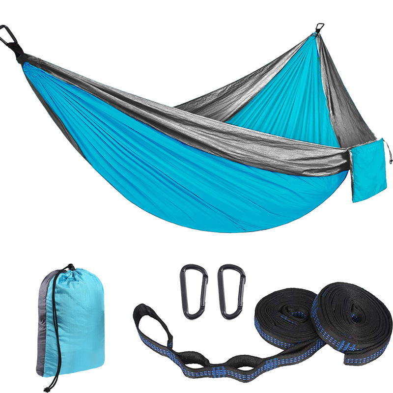 Backpacking Hammock - Portable Nylon Parachute Outdoor Double Hammock