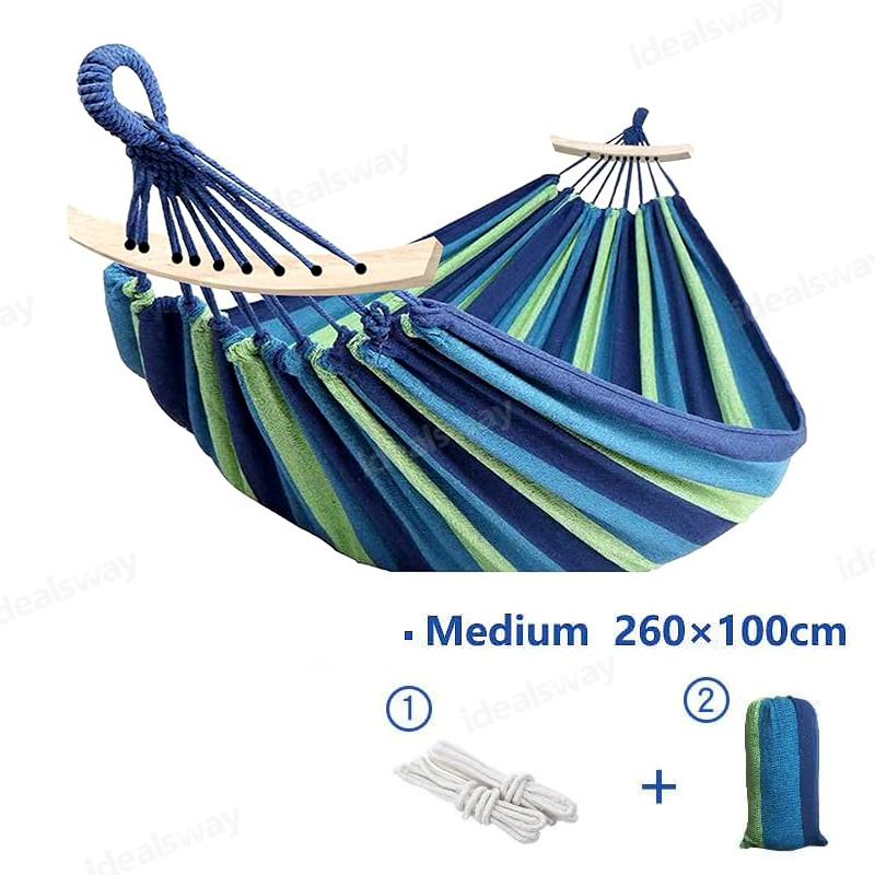 SUMMER HOT SALE 40% OFF ☀Canvas Cotton Garden Hammock with Carrying Bag