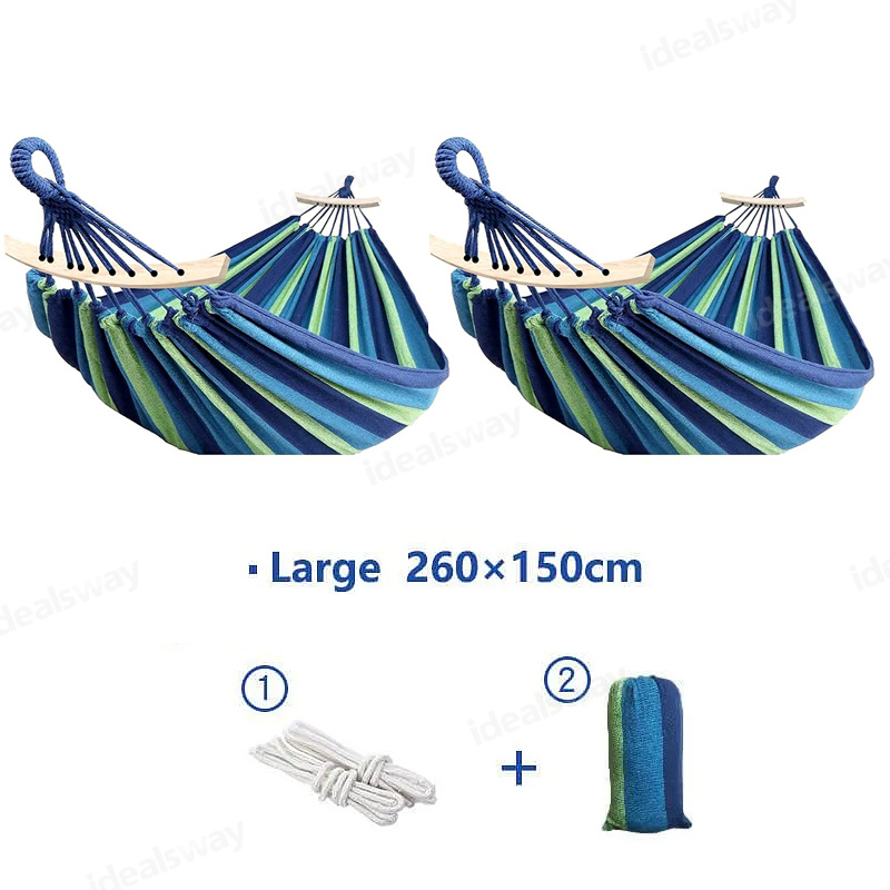 SUMMER HOT SALE 40% OFF ☀Canvas Cotton Garden Hammock with Carrying Bag
