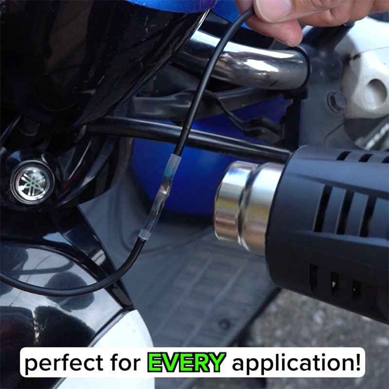 Waterproof solder wire connector set