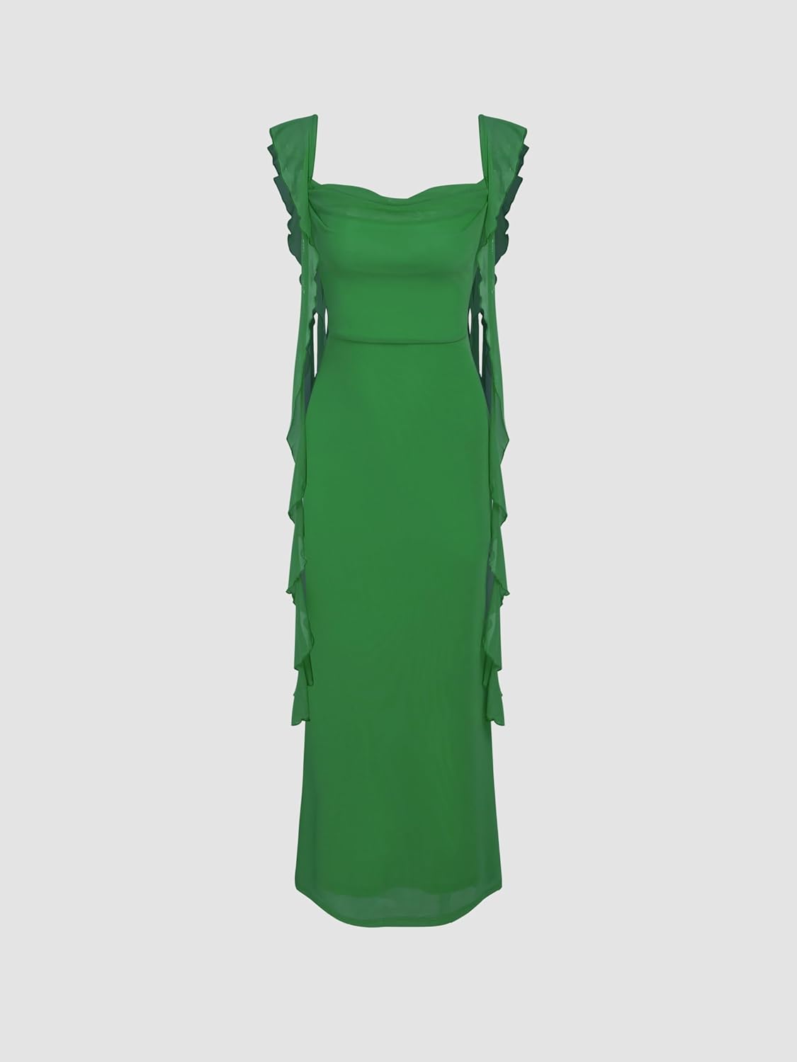 Formal Dresses for Women Summer Maxi Dress Ruffle Bodycon Dress