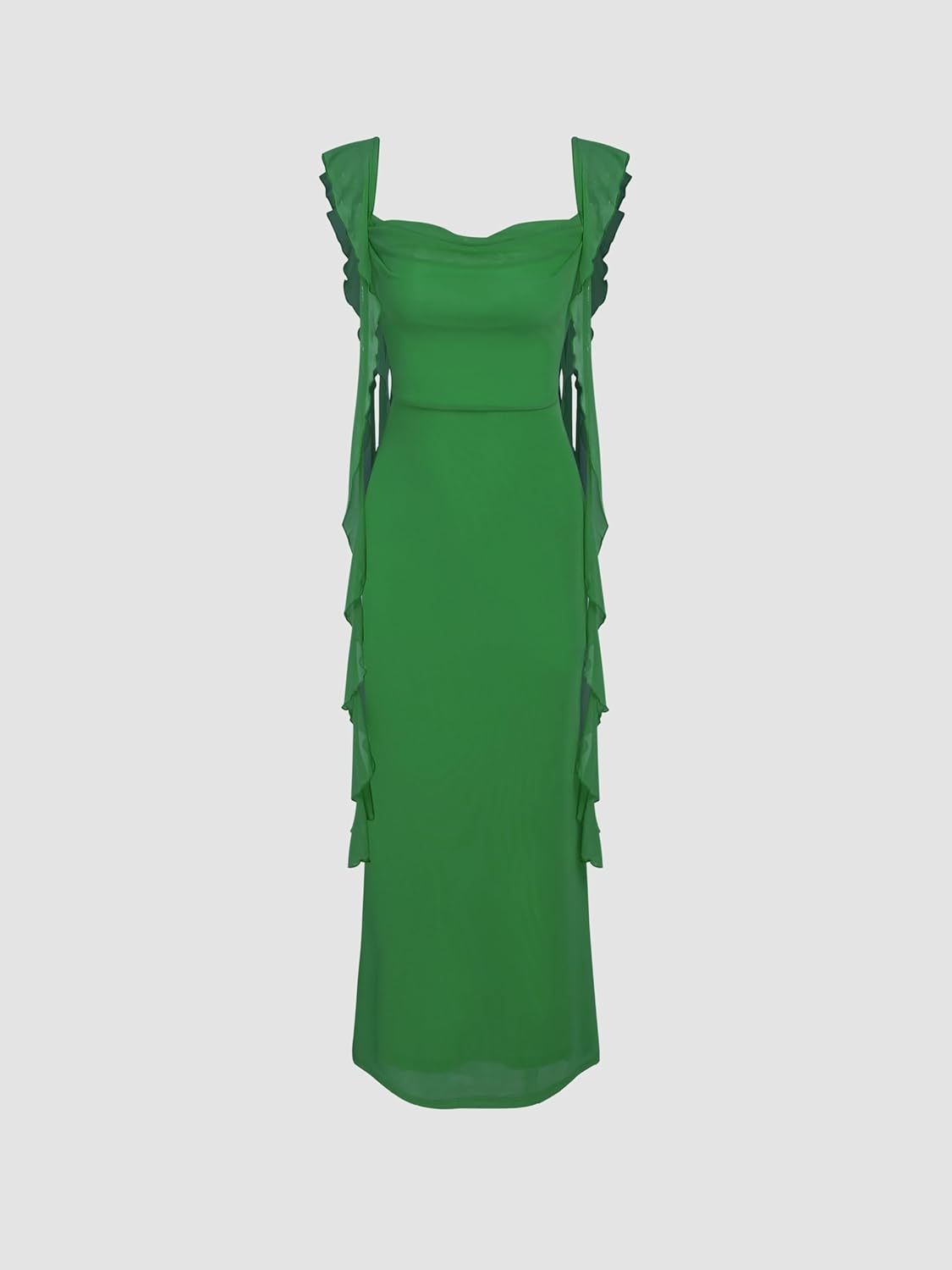 Formal Dresses for Women Summer Maxi Dress Ruffle Bodycon Dress