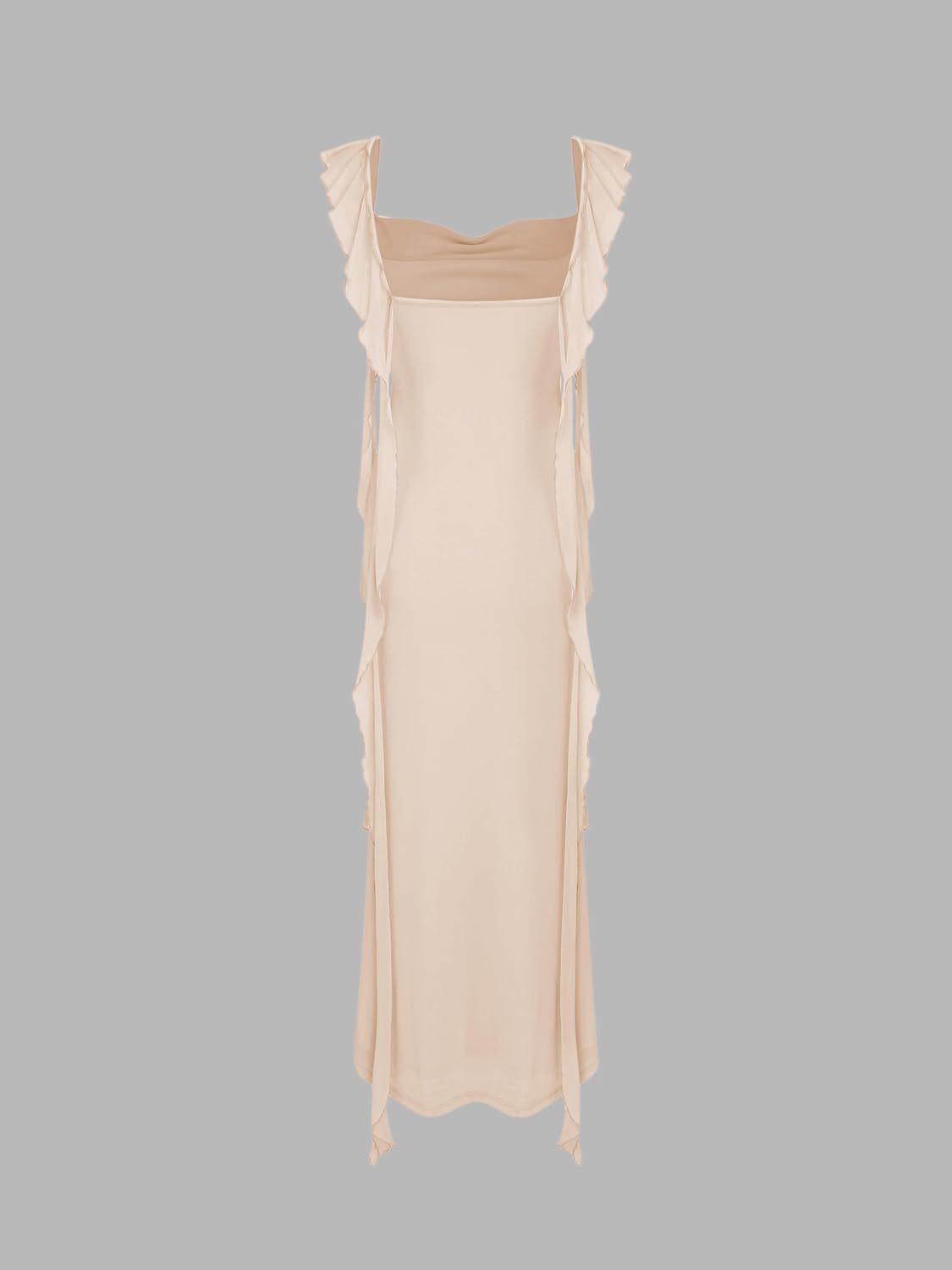 Formal Dresses for Women Summer Maxi Dress Ruffle Bodycon Dress