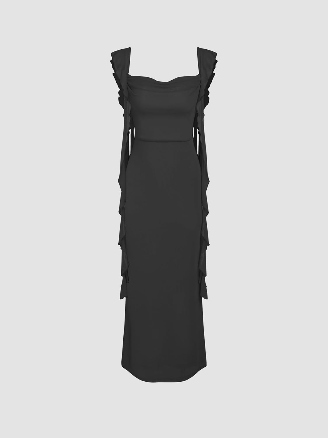 Formal Dresses for Women Summer Maxi Dress Ruffle Bodycon Dress