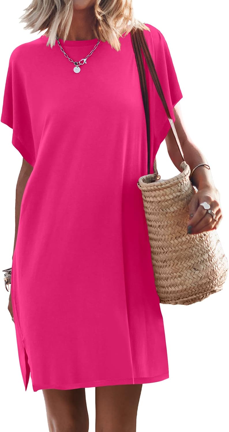 Women Summer Dress Beach Vacation Travel Outfits Casual Simple