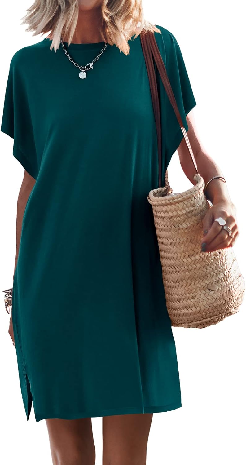 Women Summer Dress Beach Vacation Travel Outfits Casual Simple