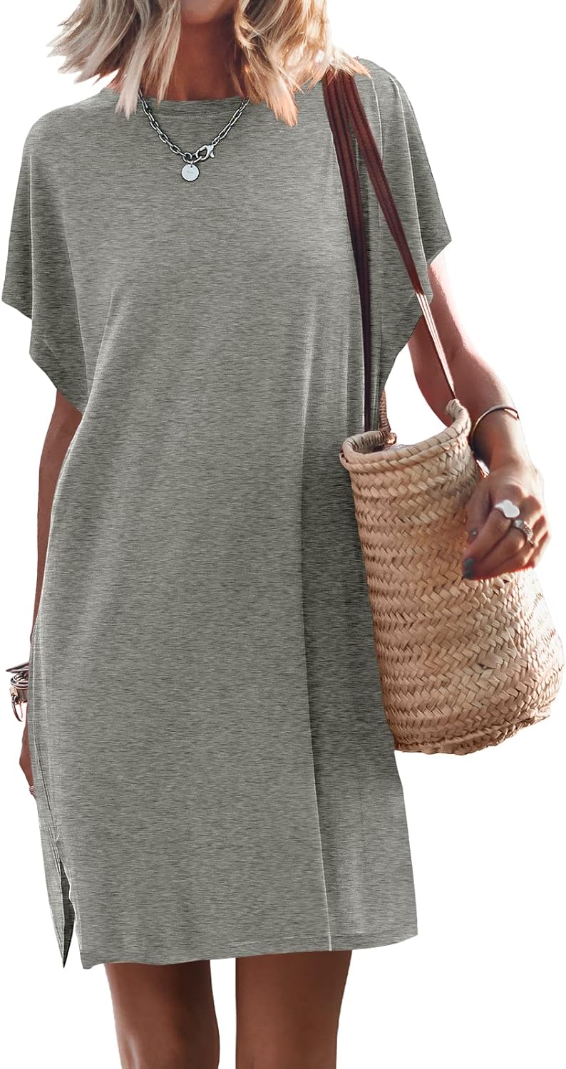 Women Summer Dress Beach Vacation Travel Outfits Casual Simple