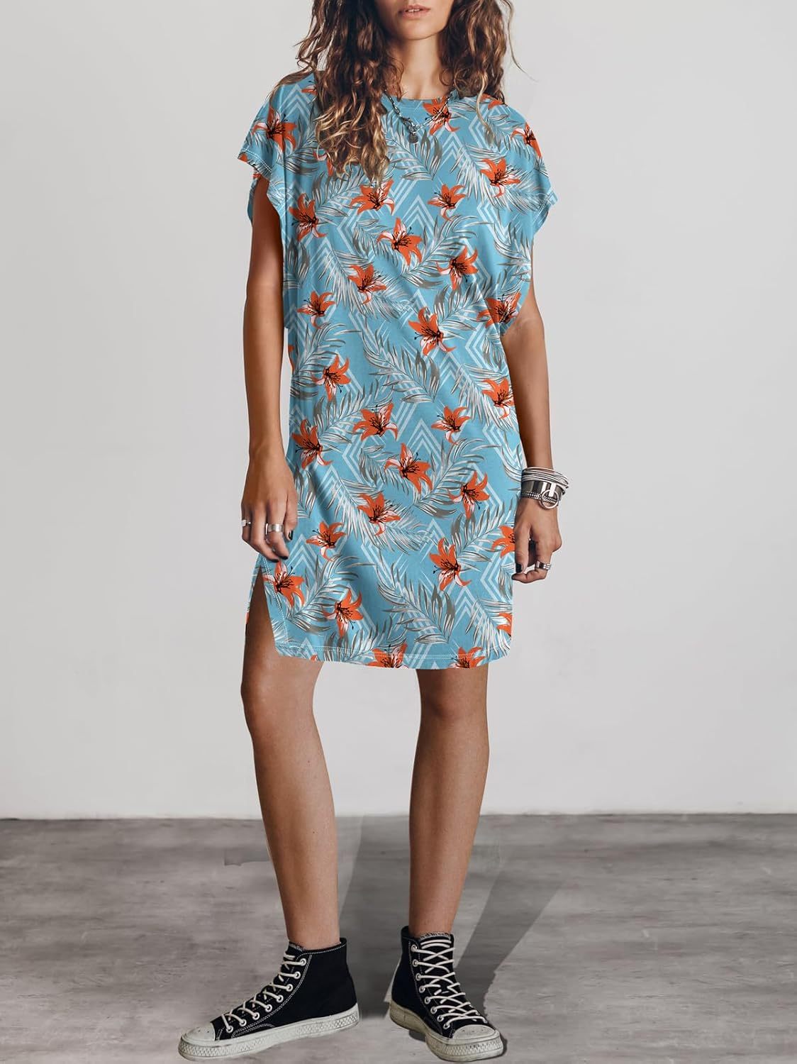 Women Summer Dress Beach Vacation Travel Outfits Casual Simple
