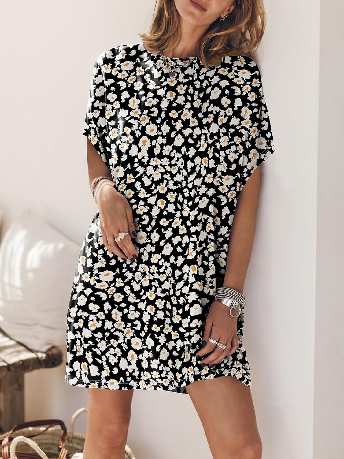 Women Summer Dress Beach Vacation Travel Outfits Casual Simple