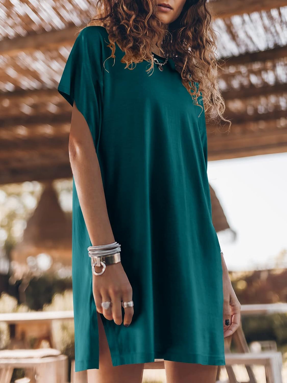 Women Summer Dress Beach Vacation Travel Outfits Casual Simple