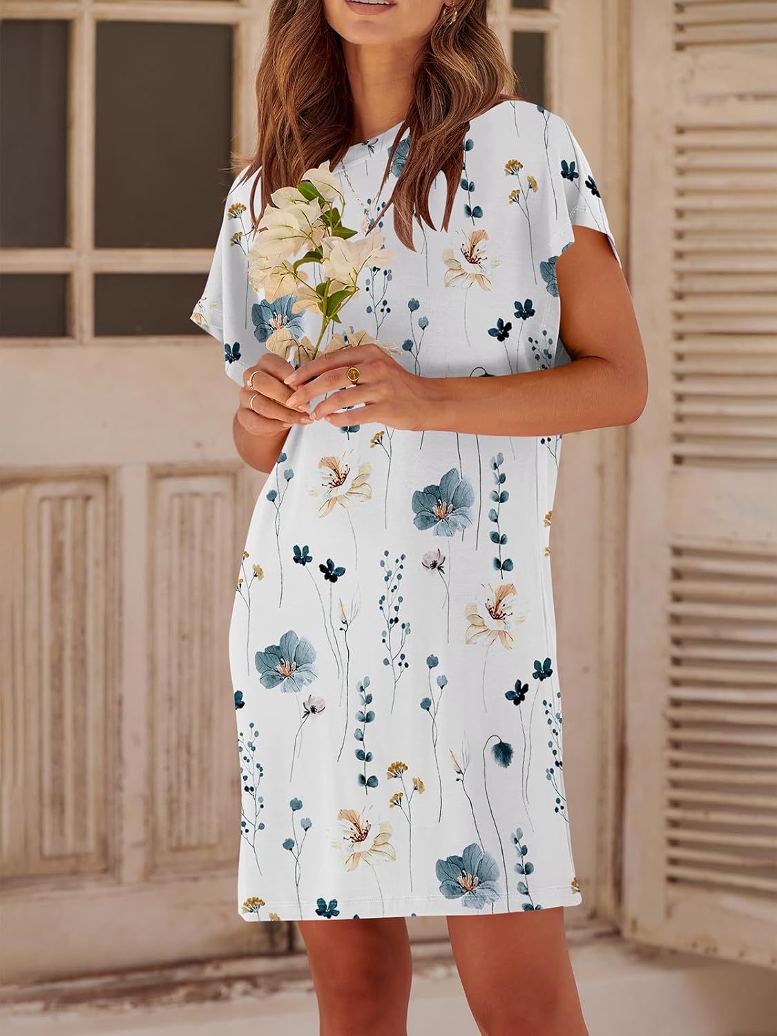 Women Summer Dress Beach Vacation Travel Outfits Casual Simple