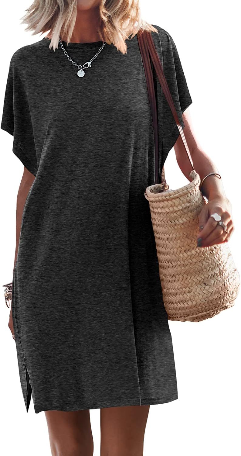 Women Summer Dress Beach Vacation Travel Outfits Casual Simple