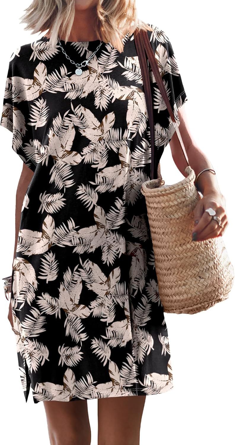 Women Summer Dress Beach Vacation Travel Outfits Casual Simple