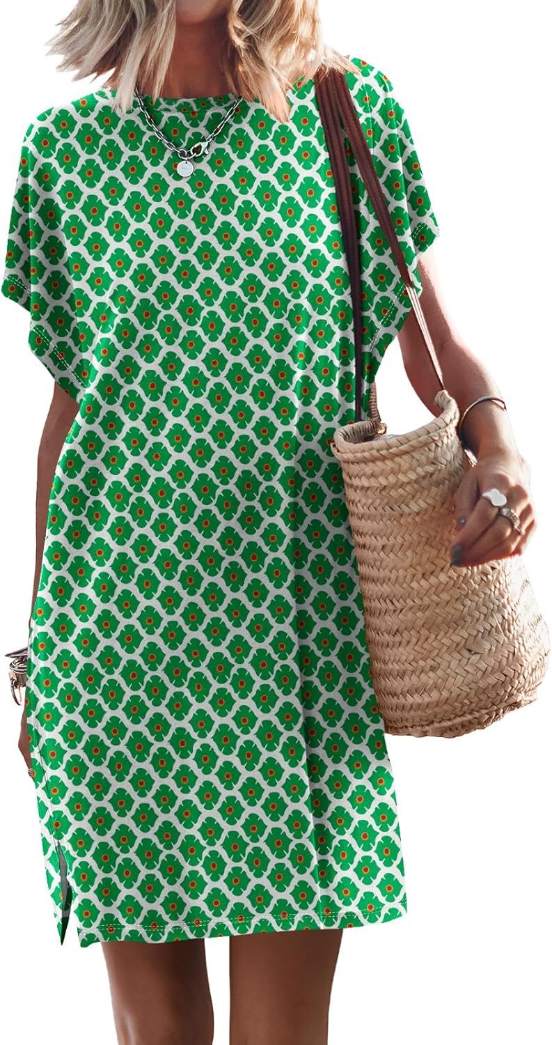 Women Summer Dress Beach Vacation Travel Outfits Casual Simple