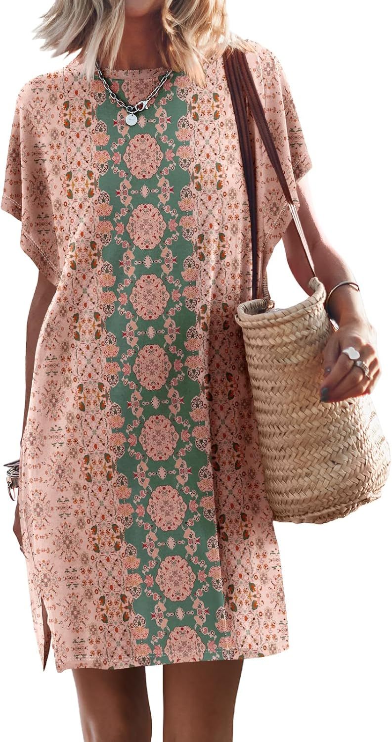 Women Summer Dress Beach Vacation Travel Outfits Casual Simple