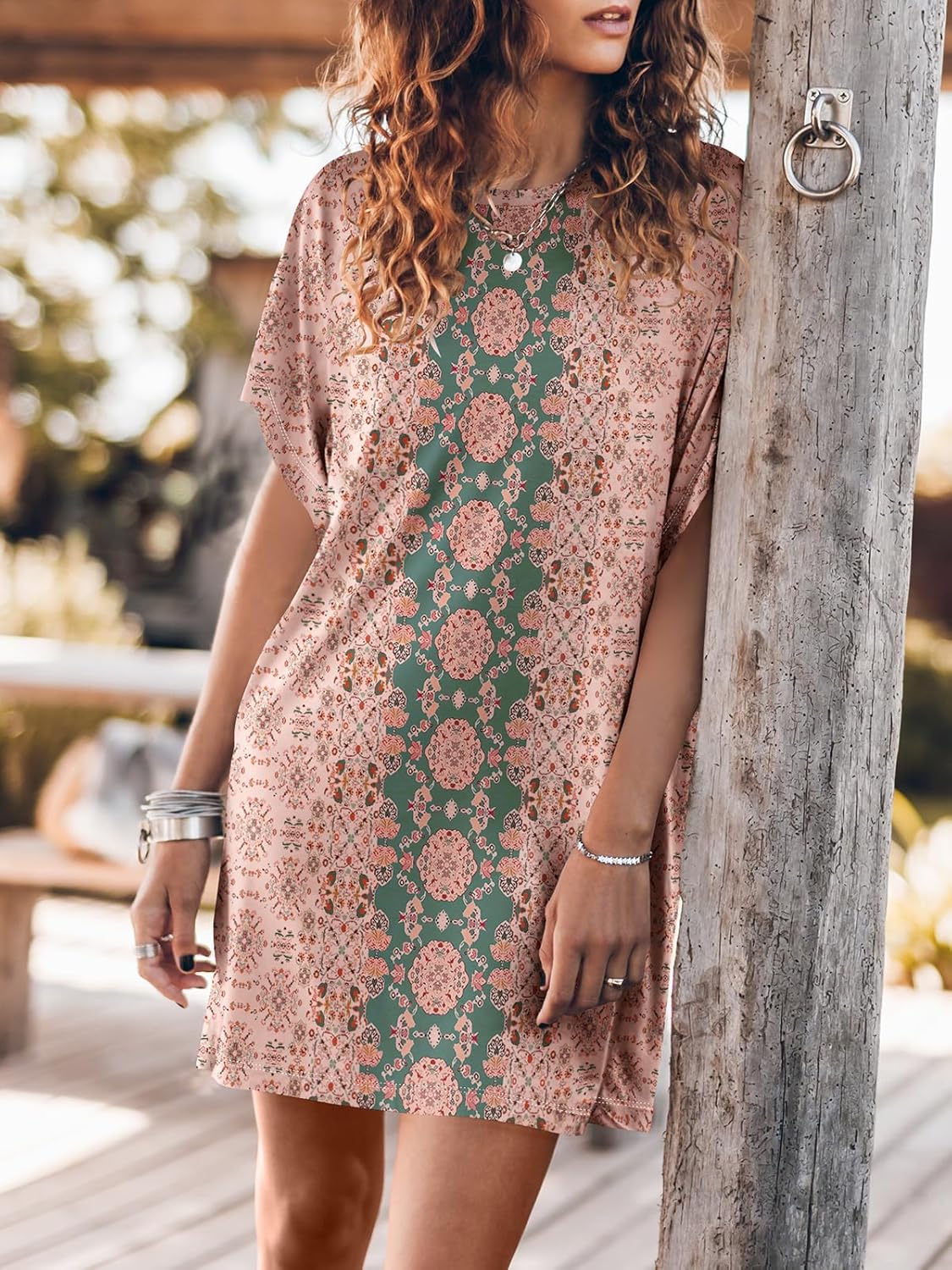 Women Summer Dress Beach Vacation Travel Outfits Casual Simple