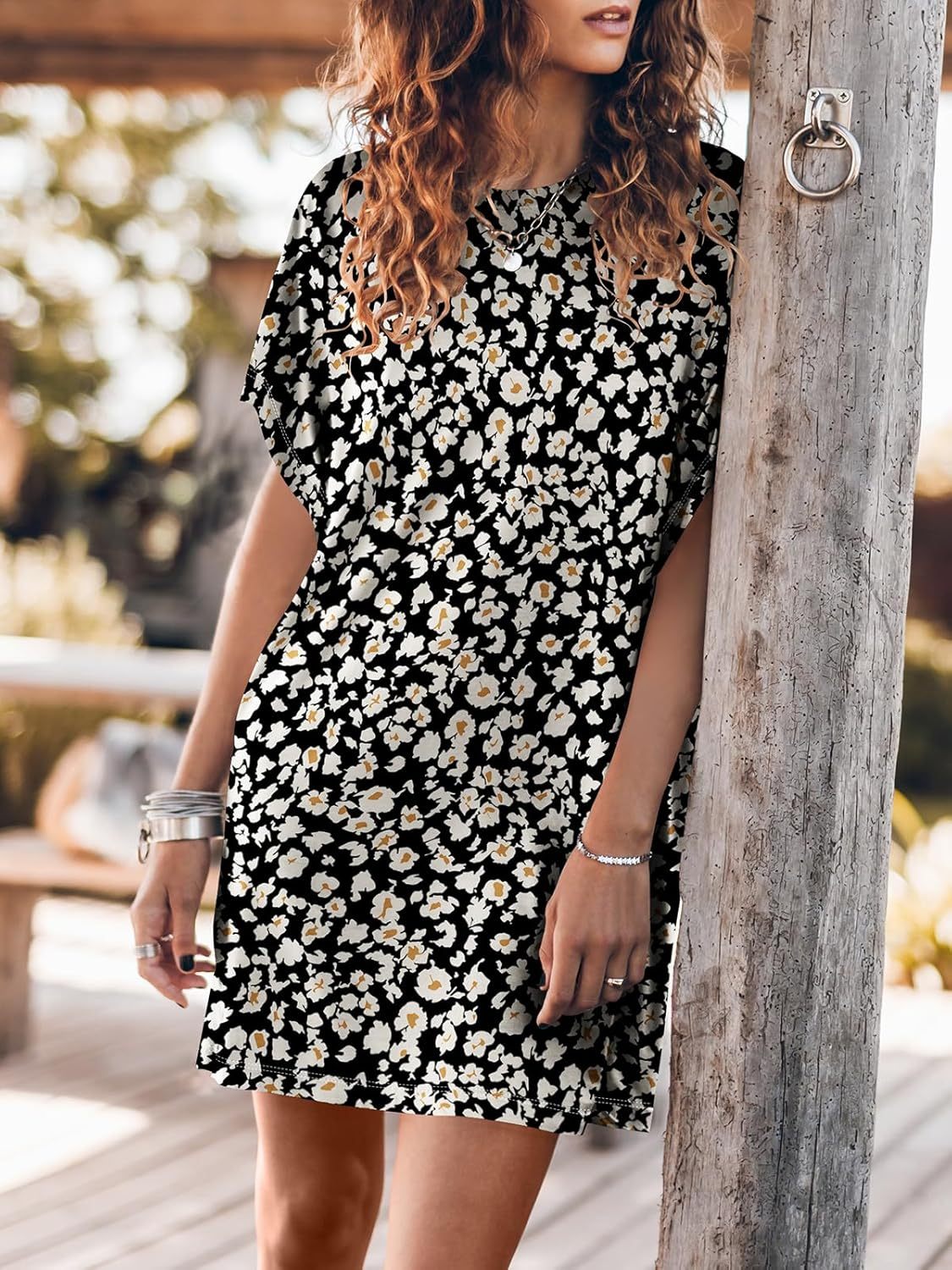 Women Summer Dress Beach Vacation Travel Outfits Casual Simple