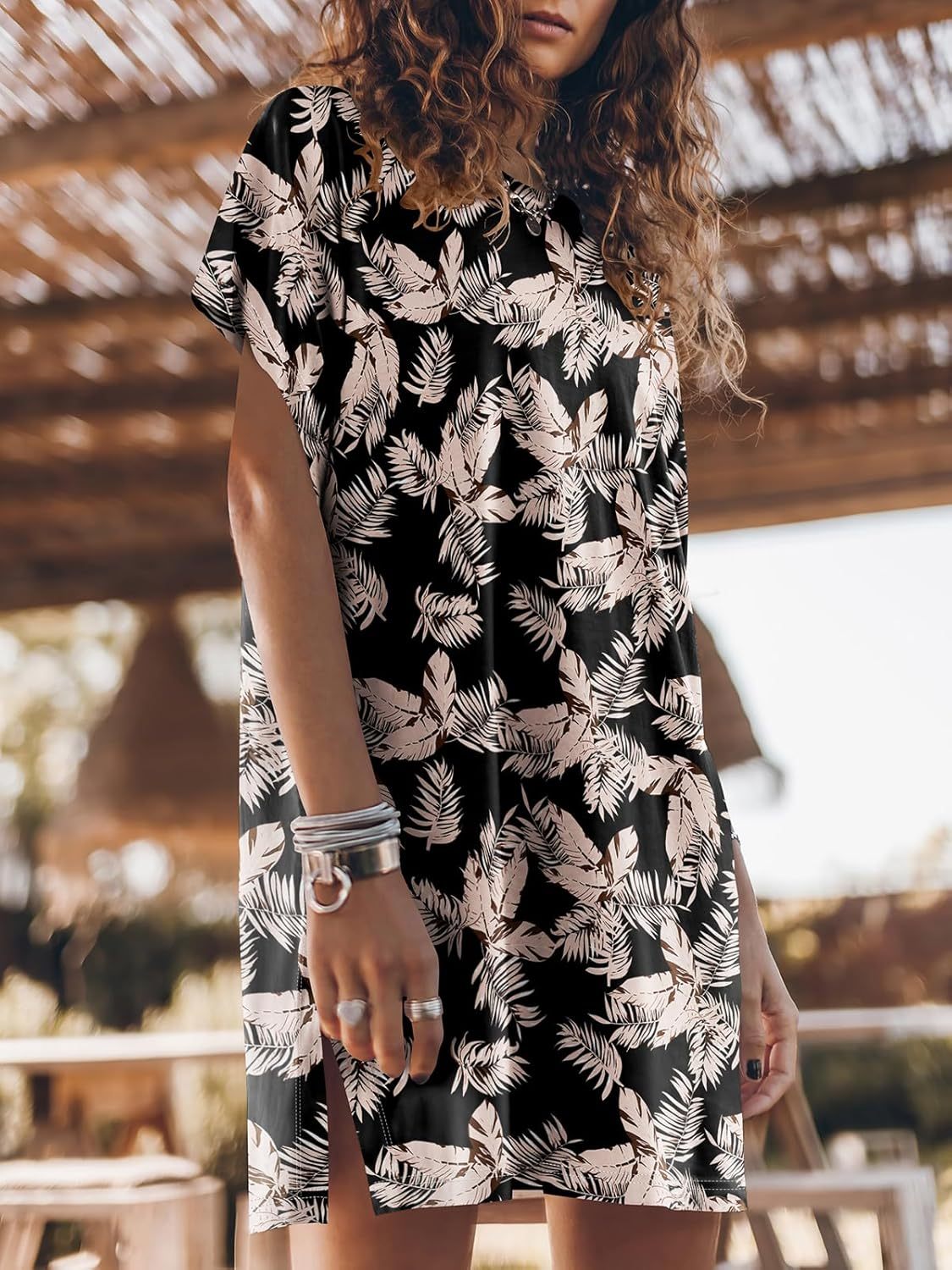 Women Summer Dress Beach Vacation Travel Outfits Casual Simple