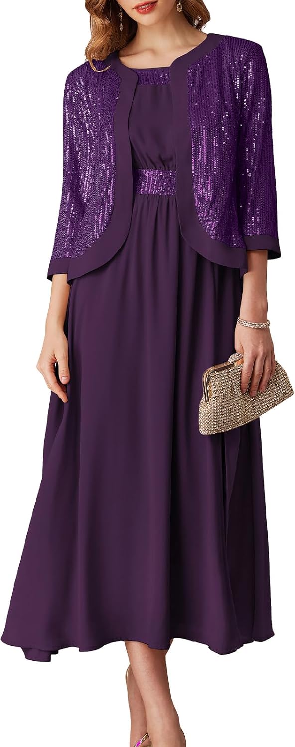 Women Formal Dresses  Dresses for Wedding Party Cocktail Dress Two Piece Dress Sequin Dress