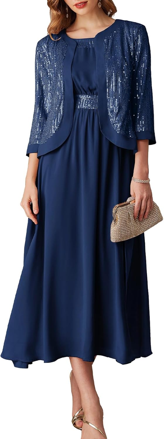 Women Formal Dresses  Dresses for Wedding Party Cocktail Dress Two Piece Dress Sequin Dress