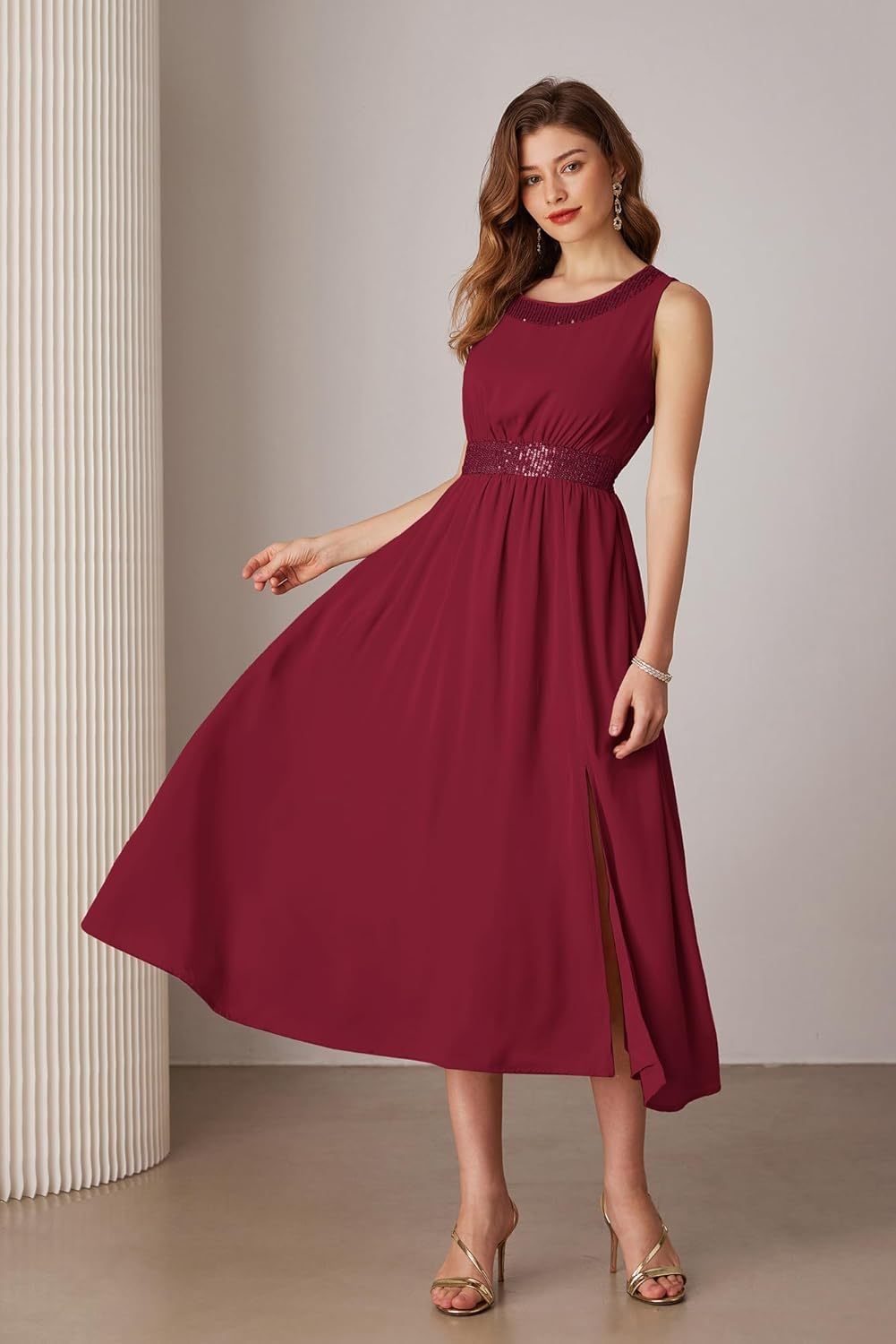 Women Formal Dresses  Dresses for Wedding Party Cocktail Dress Two Piece Dress Sequin Dress