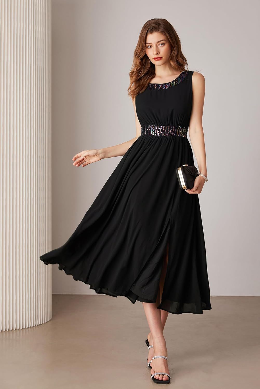 Women Formal Dresses  Dresses for Wedding Party Cocktail Dress Two Piece Dress Sequin Dress