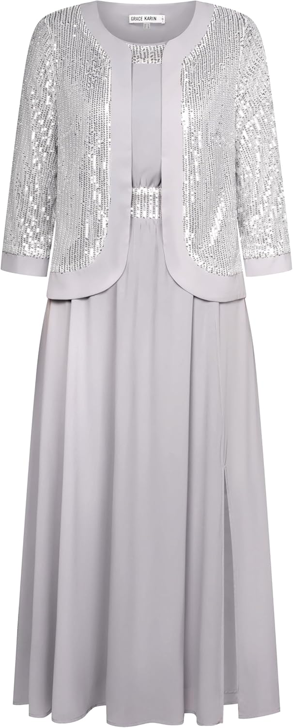 Women Formal Dresses  Dresses for Wedding Party Cocktail Dress Two Piece Dress Sequin Dress