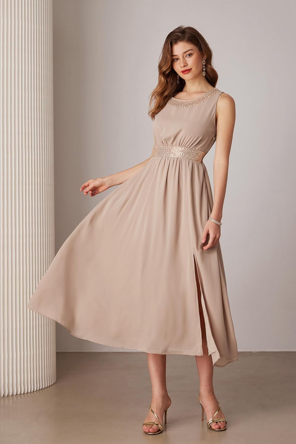 Women Formal Dresses  Dresses for Wedding Party Cocktail Dress Two Piece Dress Sequin Dress