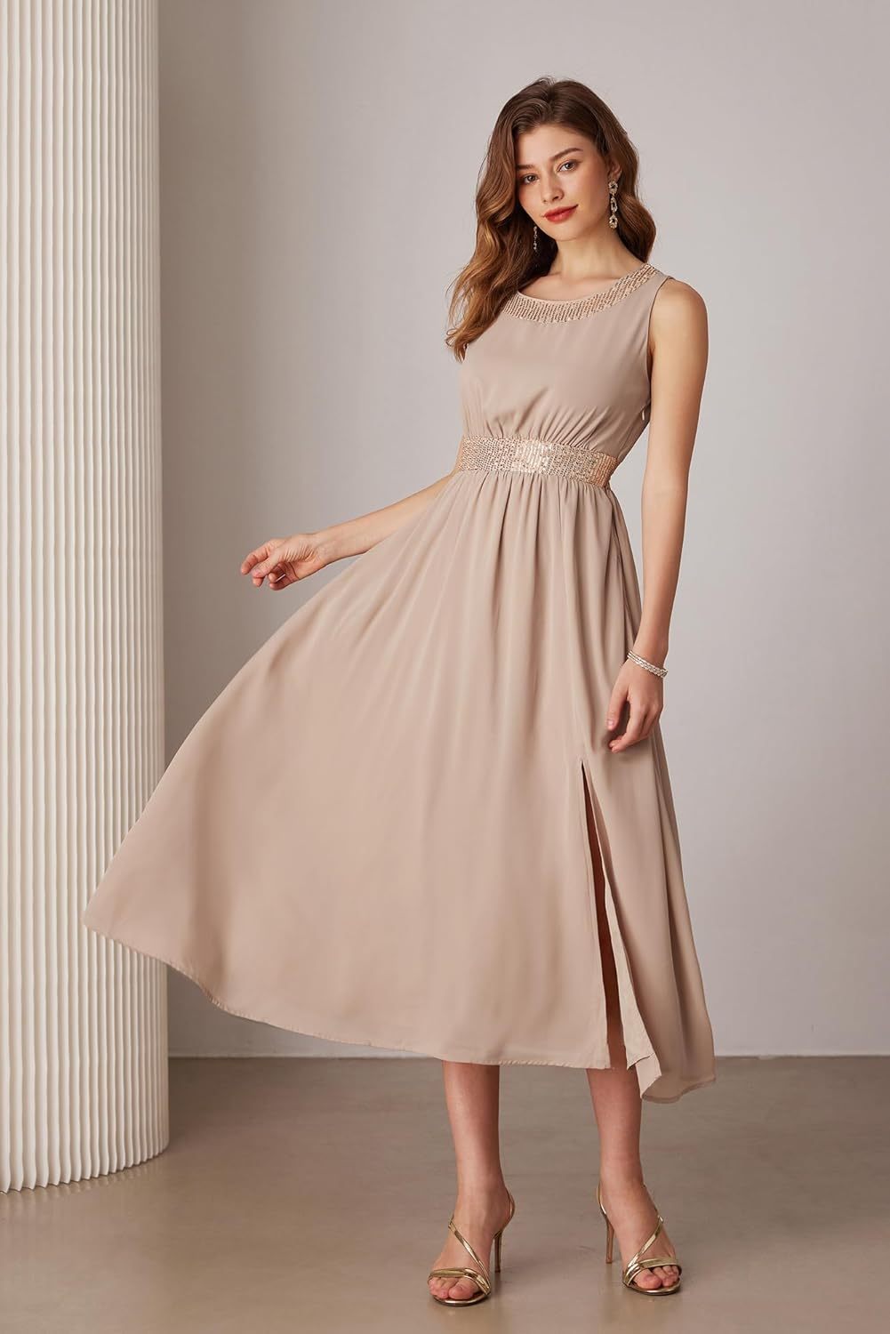 Women Formal Dresses  Dresses for Wedding Party Cocktail Dress Two Piece Dress Sequin Dress