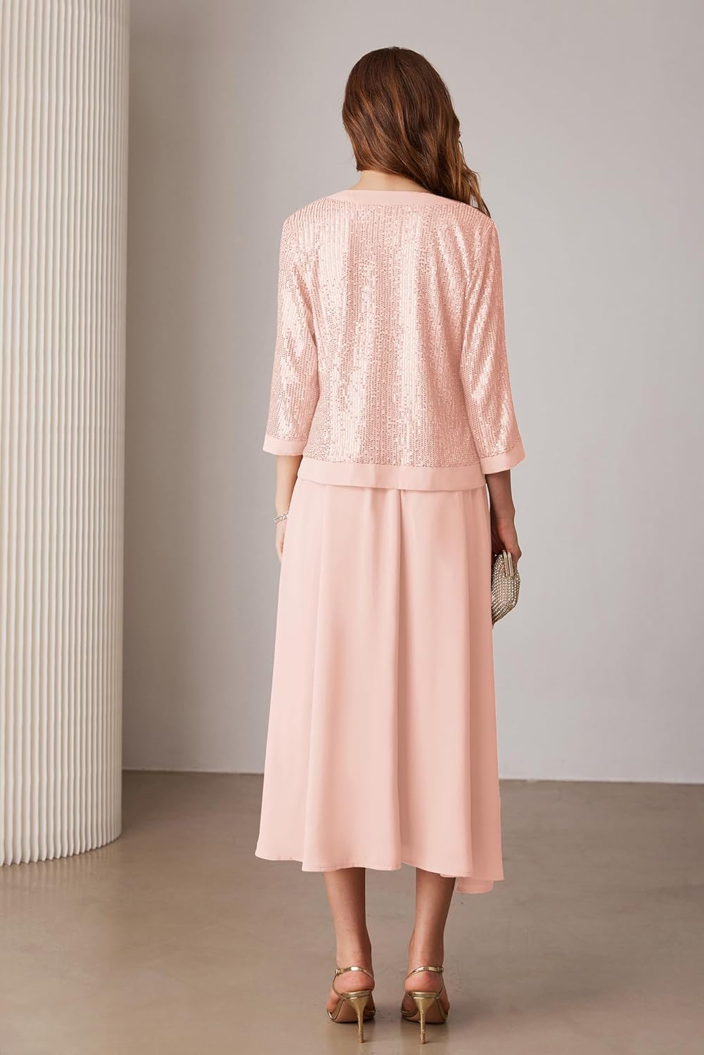 Women Formal Dresses  Dresses for Wedding Party Cocktail Dress Two Piece Dress Sequin Dress