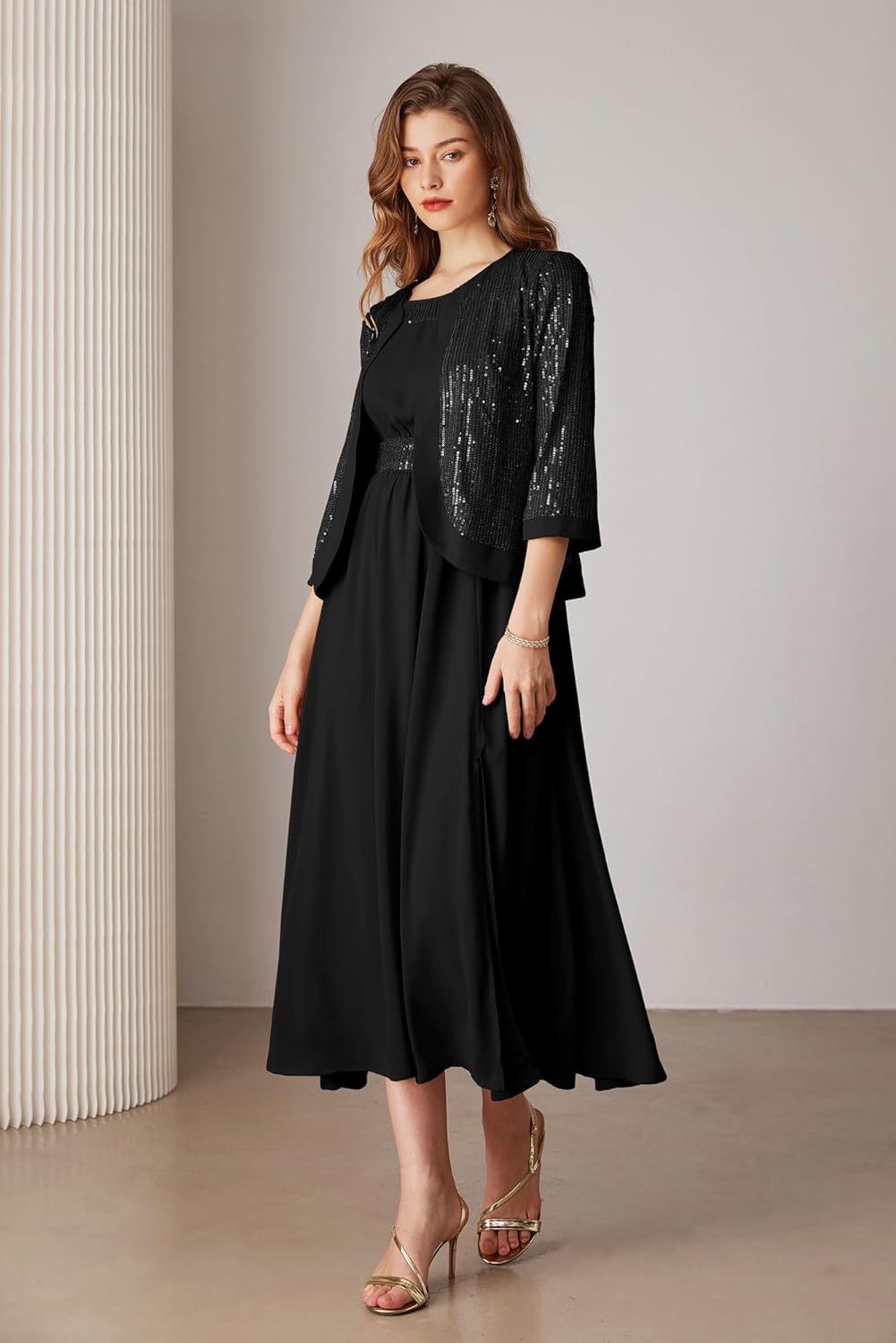 Women Formal Dresses  Dresses for Wedding Party Cocktail Dress Two Piece Dress Sequin Dress