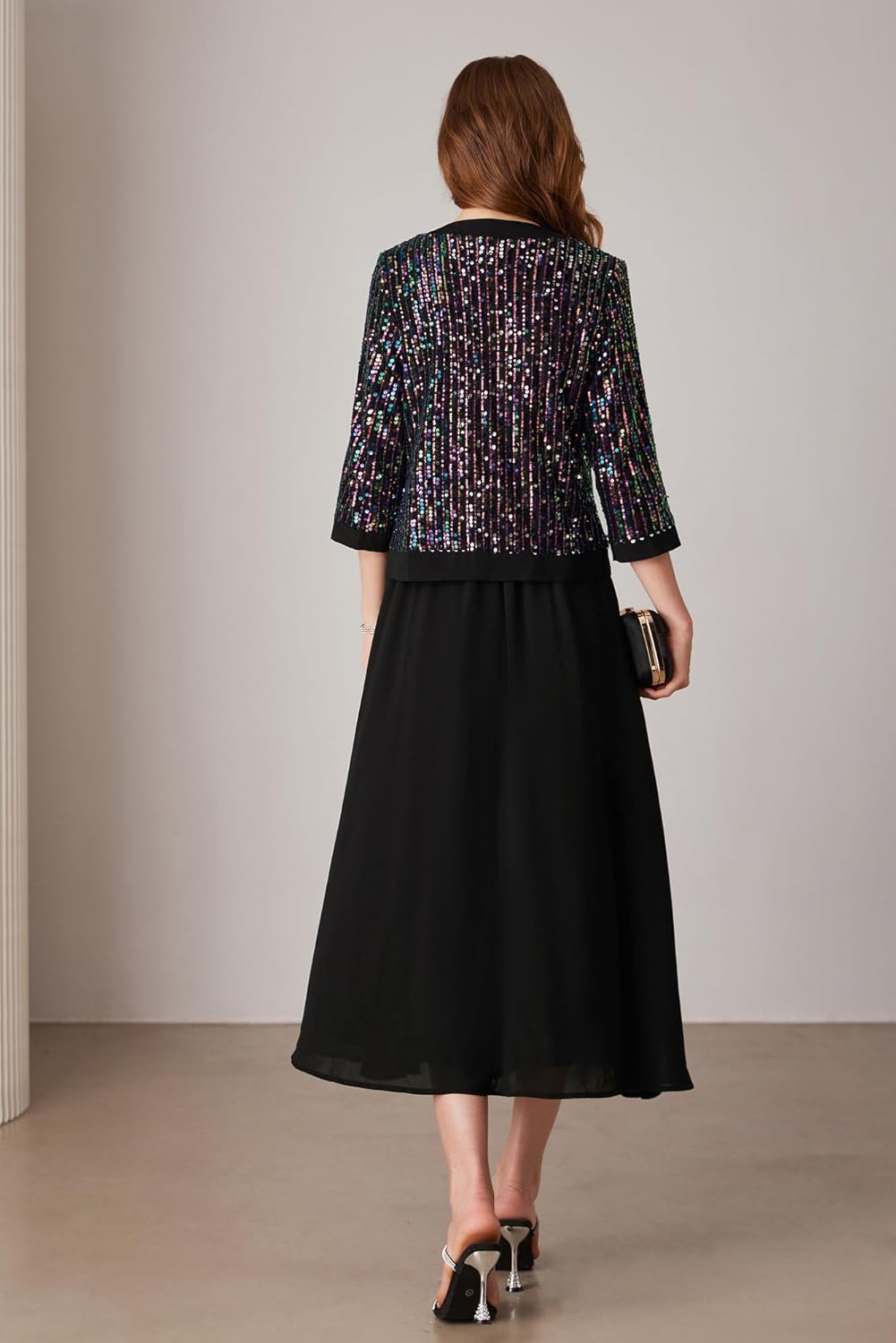 Women Formal Dresses  Dresses for Wedding Party Cocktail Dress Two Piece Dress Sequin Dress
