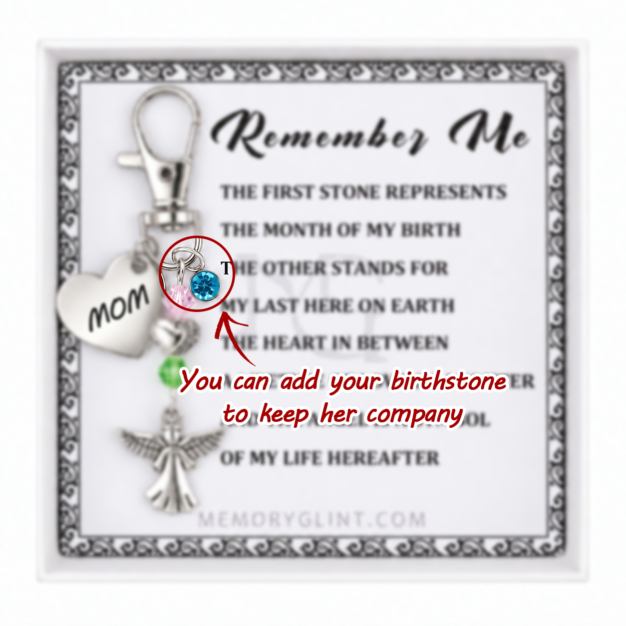 Round-shaped Birthstone - Add a Meaningful Month