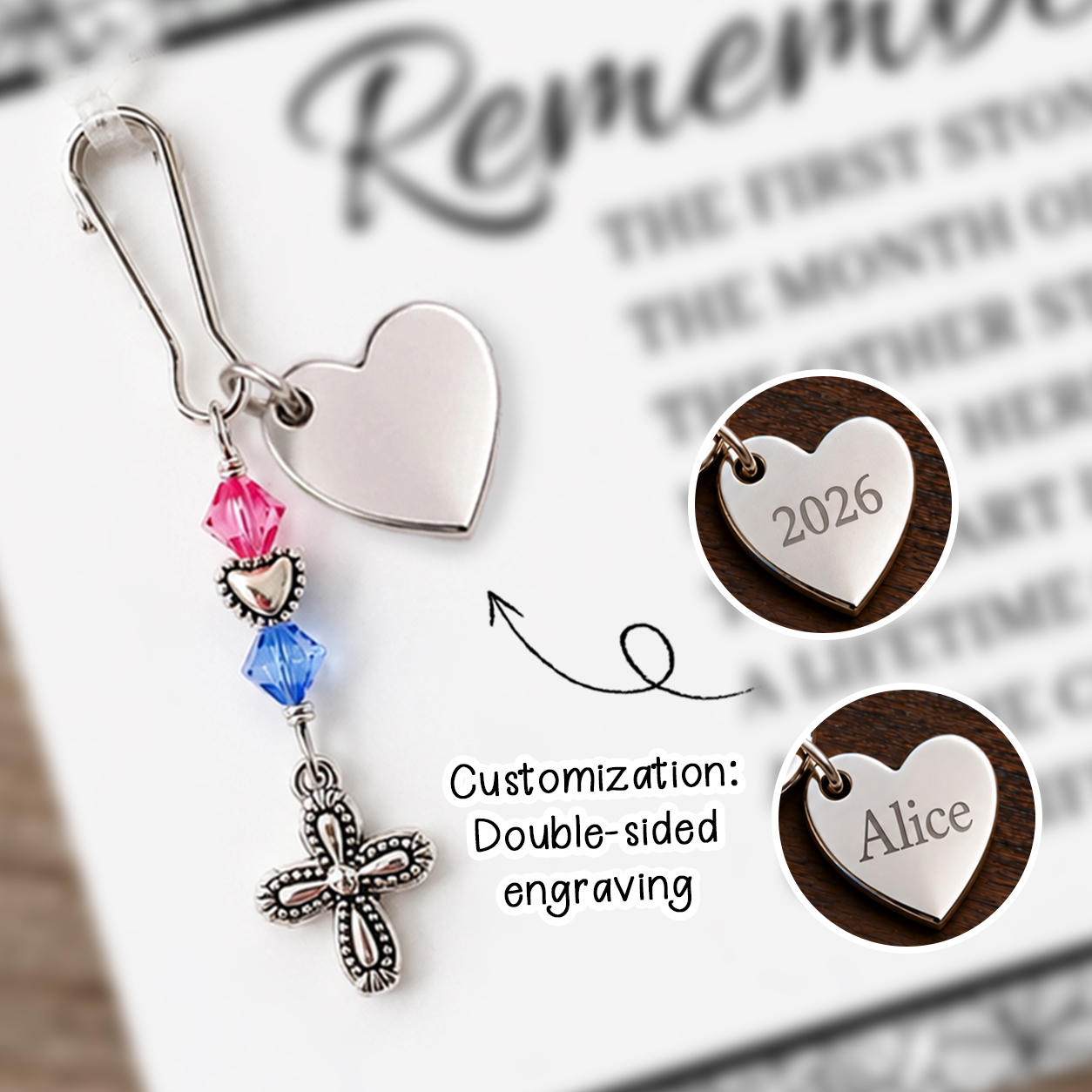 The Remember Me Poem & Charm, A Heart Anchored in Faith