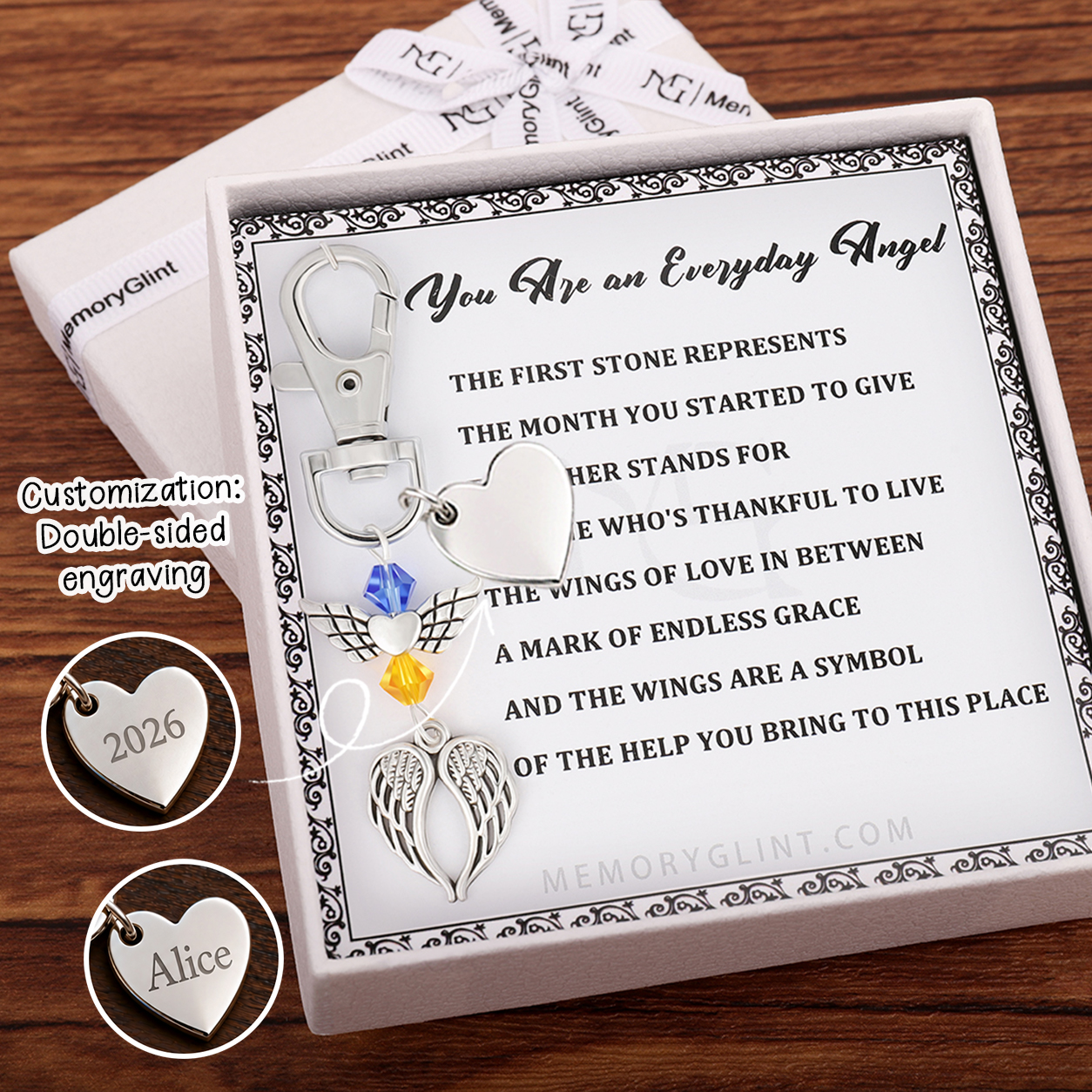 The "Everyday Angel" Custom Nurse Appreciation Charm